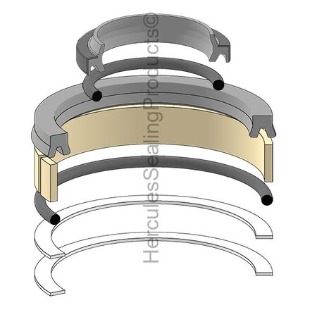 Toyota -After Market Parts Hydraulic Cylinder Repair Kit- 50X70LIFT TRUCK KITS 04653-30310-71